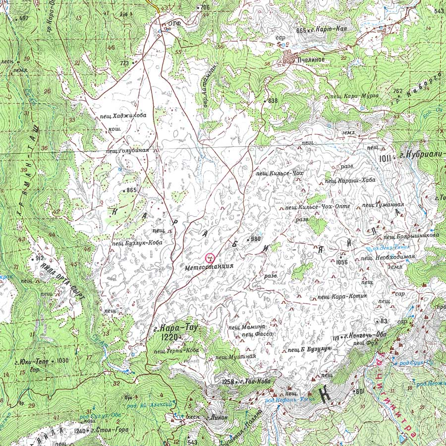 Топографическая карта Караби.232kb